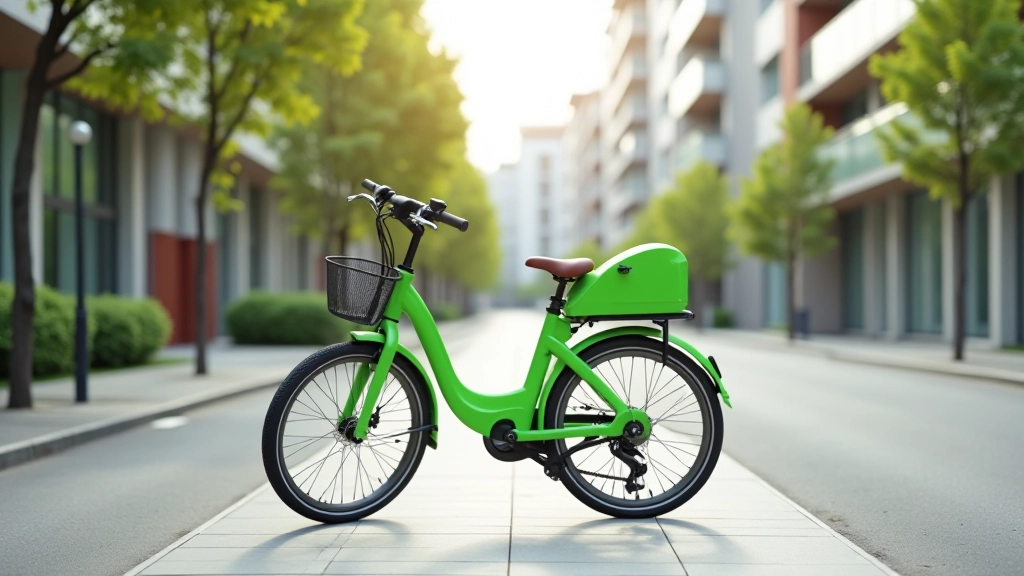 Mobilité durable et vélo en environnement urbain moderne